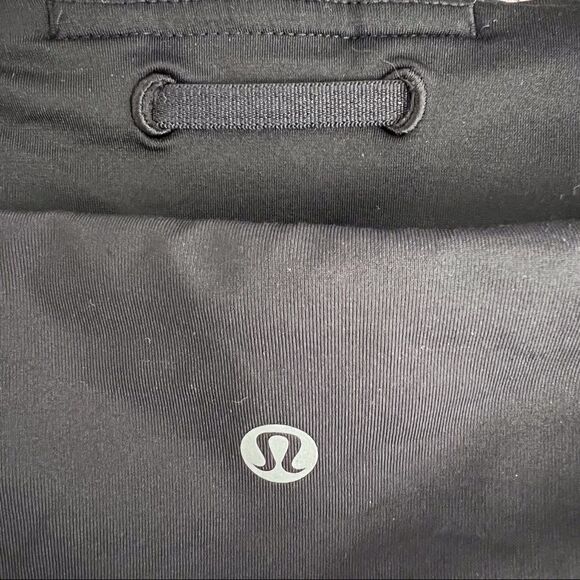 Lululemon Top Speed Crop Running Tights Cream Black Animal Print 4 - Picture 14 of 15